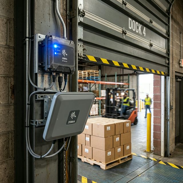 Leitor RFID Fixo com Antena